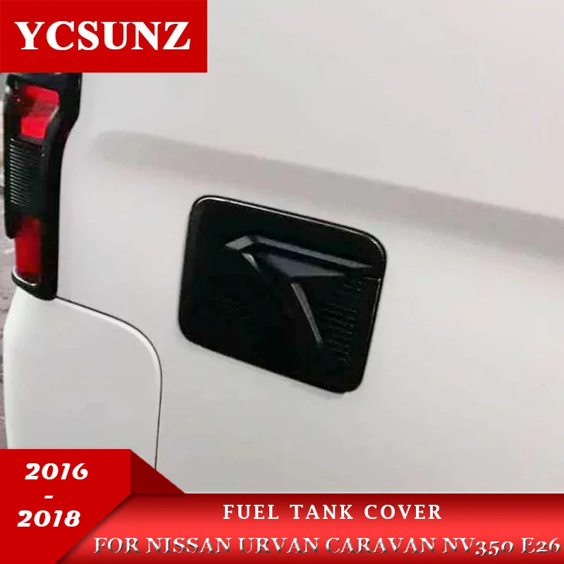 Cubierta de tanque de combustible ABS para Nissan Urvan Caravan NV350 E26 2016 2017 2018, accesorios de estilo de coche