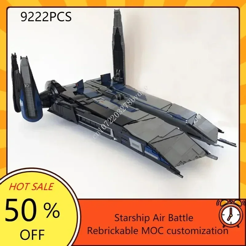 9222PCS The Rogue Shadow Space War Military MOC SpaceShip Battle Model Custom Puzzles DIY Education Assembly Model Toys Gift