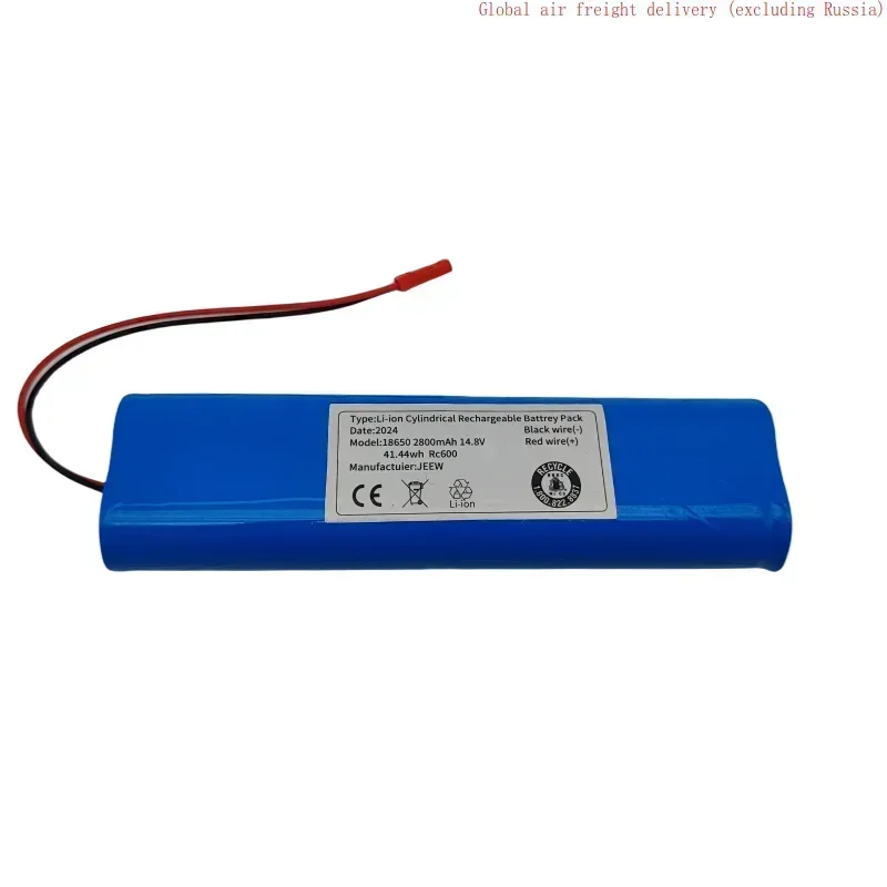 لبطاريات آلة الكنس Ecovacs 4S1P 14.4V-14.8V 6800mAh DF45 DF43، متوافقة مع سلسلة ILIFE V3 X750 V750 V5PLUS، إلخ