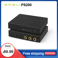 SMSL PS200 Mini DAC ES9039Q2M MQA MQA-CD Decoding Bluetooth5.0 Hi-res Audio DAC 4PCS Dual Op Amps High-end Decoder For PS4 PS5