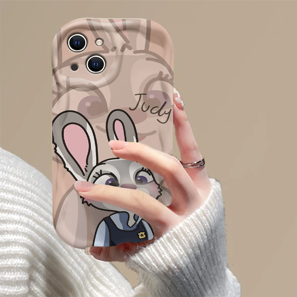 Disneys Zootopia Couples 3D Wave Case For Samsung A73 A72 A71 A55 A54 A53 A35 A34 A33 A25 A24 A23 A15 A14 A13 A05 A04 A03 4G 5G