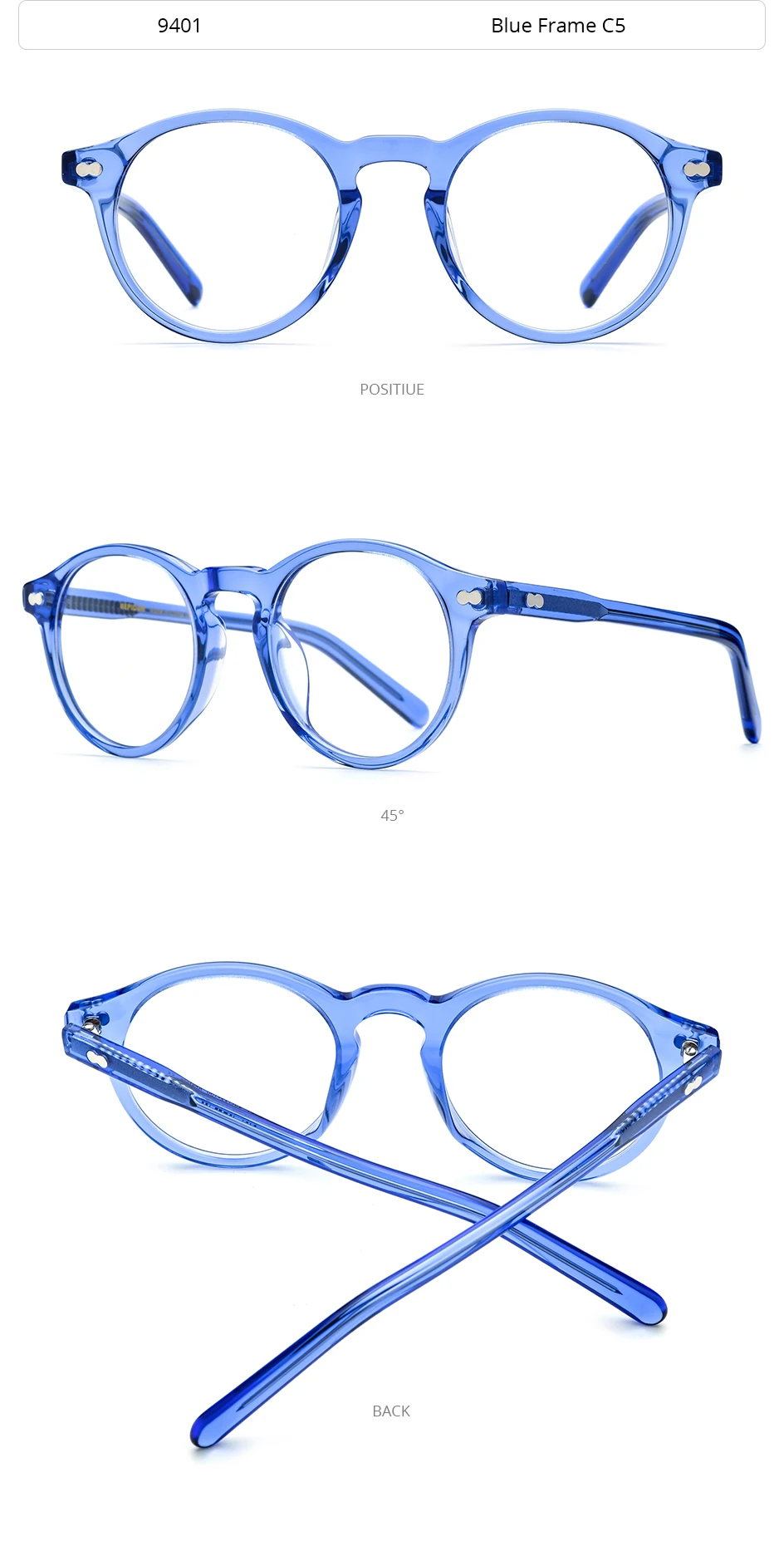 HEPIDEM Acetat-Brillengestell für Damen, 2025, neue runde Brillen, japanische handgefertigte Brillen für Herren, Johnny Depp Miltzen Brillen 9401 – Detail 11