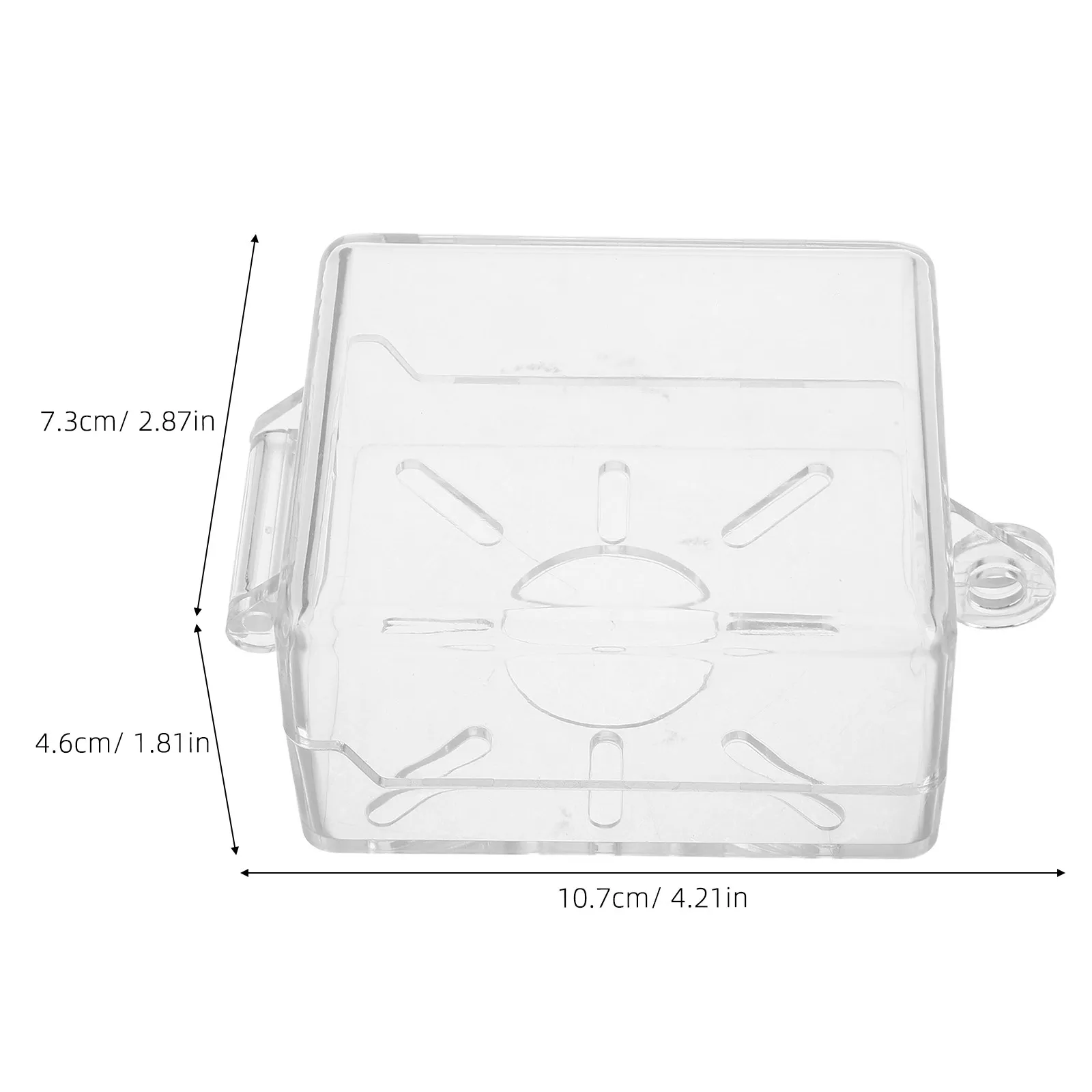 Transparent Button Protective Cover Lockable Switch Guard Waterproof Power Button Protector Electrical Outlet Safety Case Home