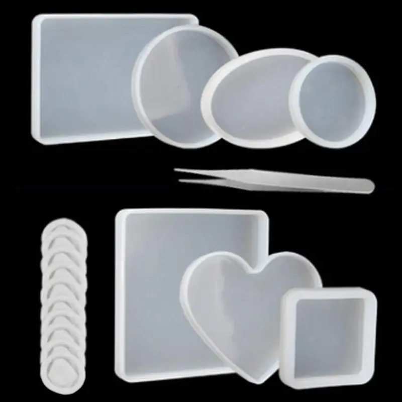 Placemat Tray Molds DIY Molds Silicone Tray Molds Epoxy Resin Casting Molds for DIY Casting Home Decoration Dropship