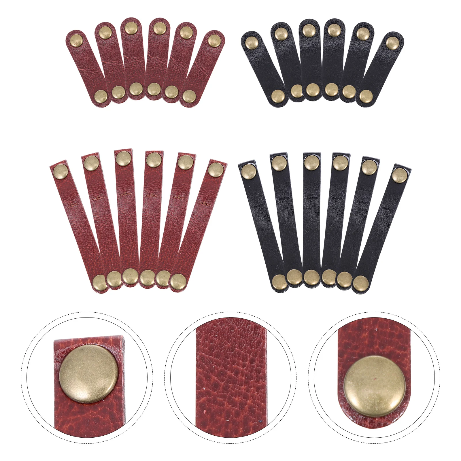 

24Pcs Premium Cable Clips Efficient Wire Fixing Organizers for Headphone USB Cords Portable Cord Management