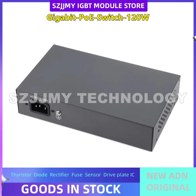

Коммутатор Gigabit Ethernet PoE мощностью 120 Вт, порт 10/100/1000 м, адаптивный порт Plug and Play, НОВЫЙ ОРИГИНАЛ НА СКЛАДЕ