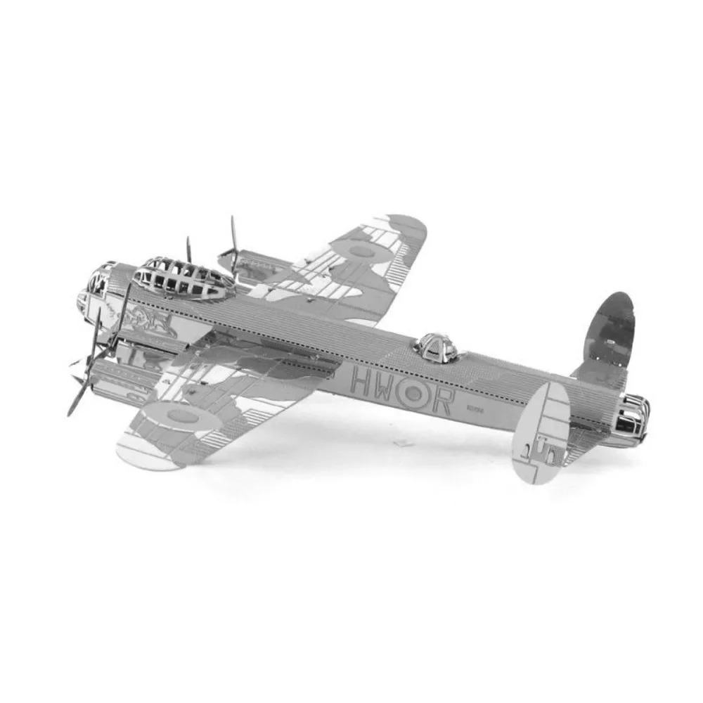 3D Lancaster Bomber Home Decor Metal Figurine Puzzle DIY High Difficulty Hand-assembled Model! Desk Decoration Birthday Gifts