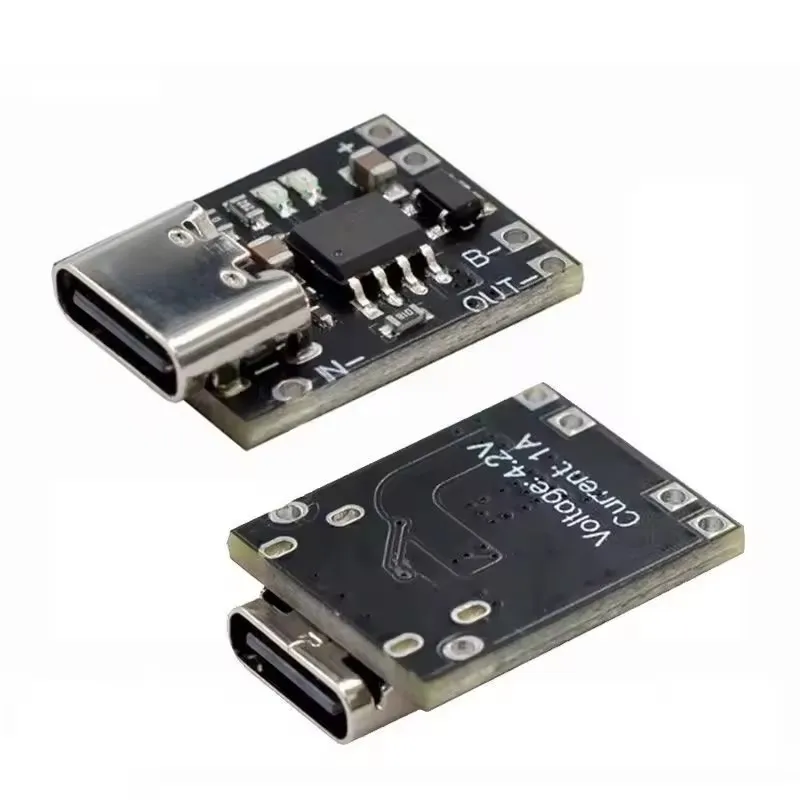 1-20Pcs TP4056 3.7V Lithium Battery Charging Discharging Board With Protection Type-C USB Type C Li-ion Battery Charging Board view 6