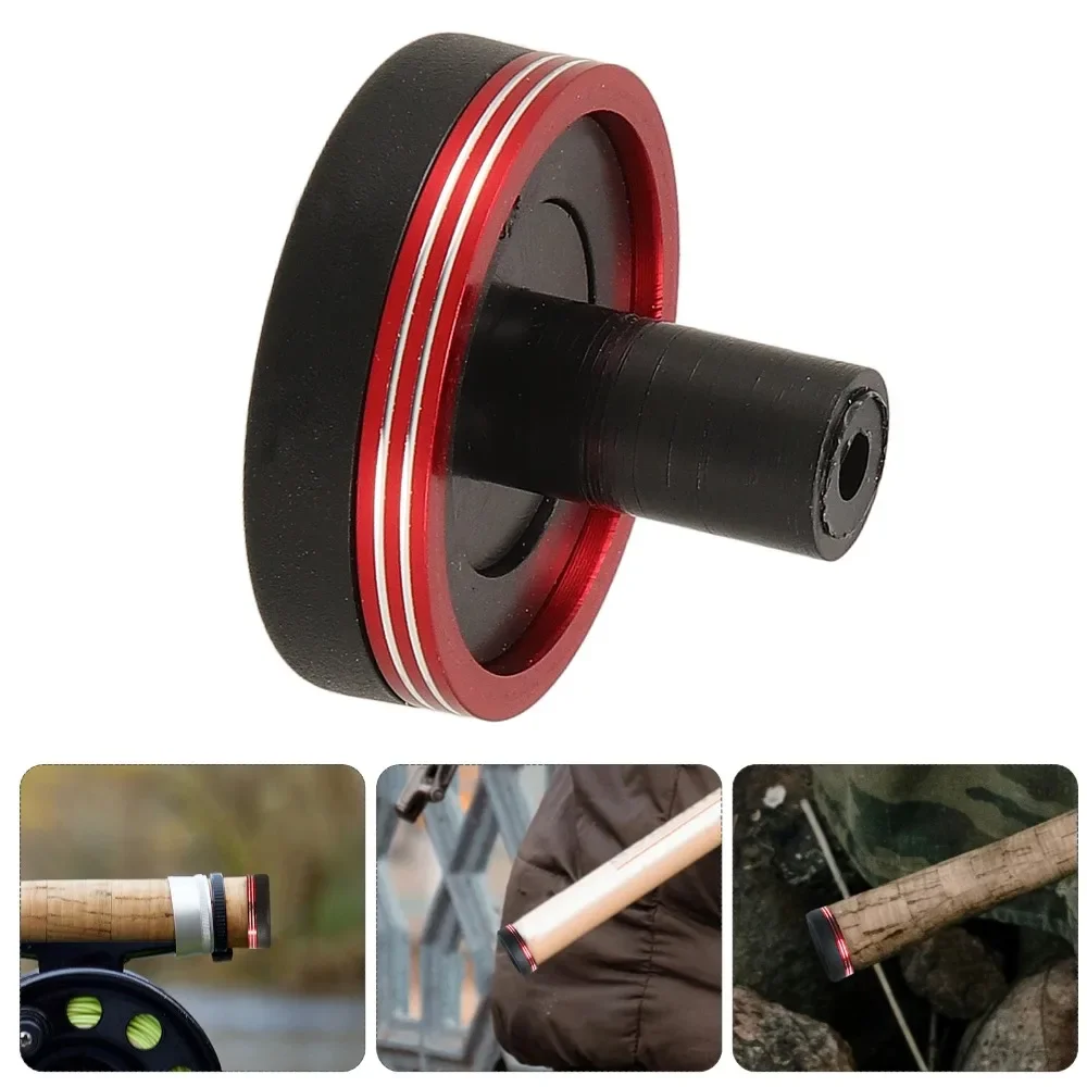 

2 шт., аксессуары для удочек для ежедневного использования, синие алюминиевые торцевые заглушки, сменная пробка для рыбалки, защитные стопоры для удочек