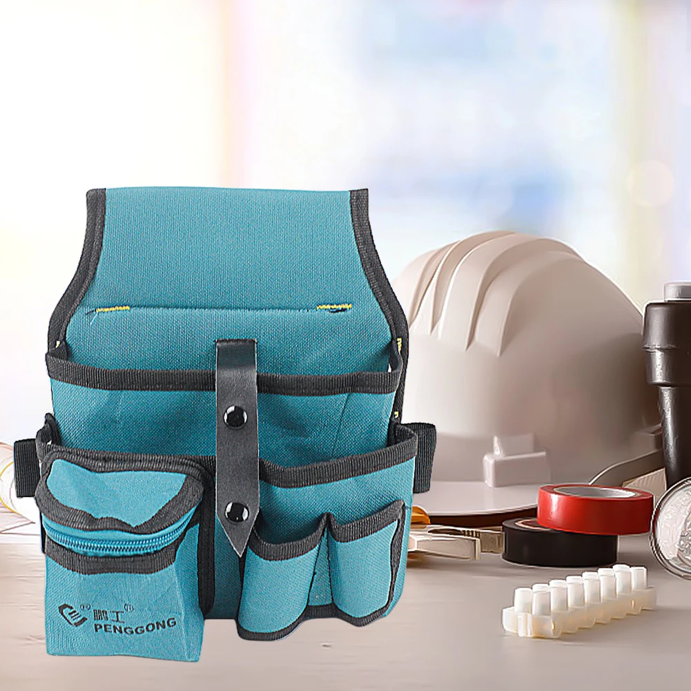 Borsa per attrezzi da elettricista in tessuto Oxford borsa multifunzionale per attrezzi da cintura Multi-tasche tasca impermeabile in vita per strumento Hardware
