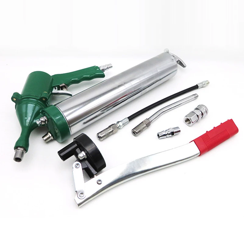 Pneumatic Grease Gun 400CC Manual High Pressure Air Pressure Grease Gun Butter Barrel Oiler Oiler Large Mechanical Lubrication