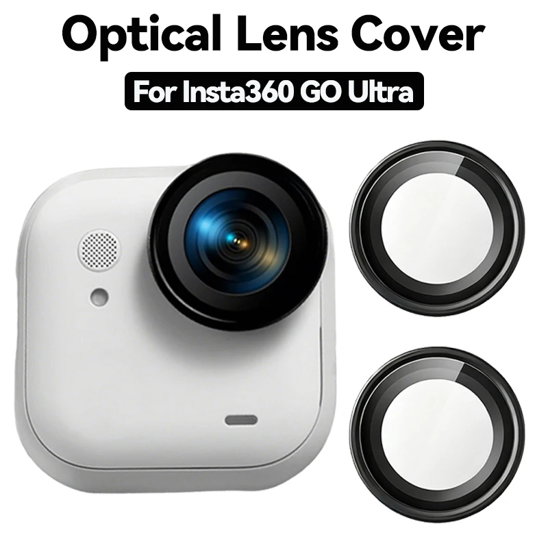 Protectores de Lente de Cámara para Insta360 GO, Películas de Vidrio Ultra Templado, Protector de Lente, Accesorios para Cámaras de Video de Acción