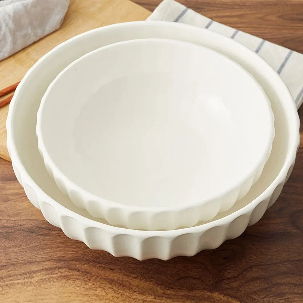 

1Pcs Pumpkin Soup Basin Premium Ceramic Antirust Thick Wall Multifunctional Storage Home Restaurant Hotel Use Soup Basin