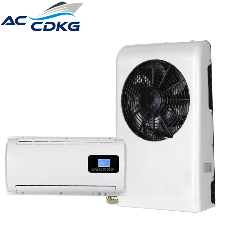 Electrical Mini Split Car 12v 24v Air Conditioner For Tractor Truck Rv