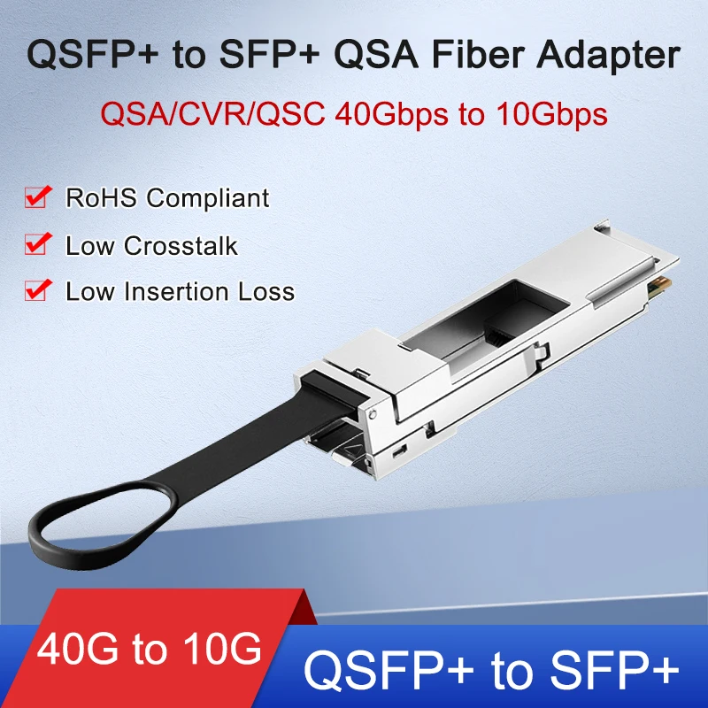 QSFP+ to SFP+ QSA Adapter CVR/QSC Converter Module 40Gbps to 10Gbps QSFP+ Adapter Compatible Cisco CVR-QSFP-SFP10G