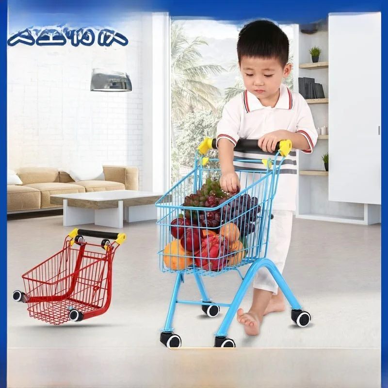 large-baby-op-cart-anti-tip-hand-pulled-toy-car-portable-stainl-steel-vegetable-bung-cart-for-children