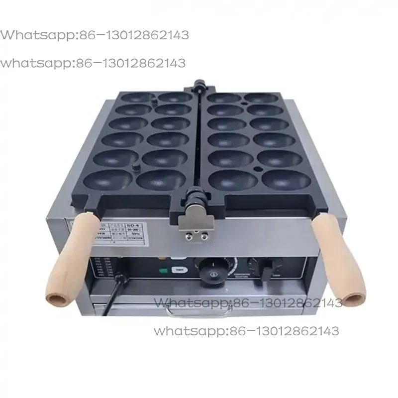 

Commercial Electric Egg Bubble Ball Waffle Maker Mini Nonstick Plate Smile Egg Shape Waffle Egg Bread Machine Snack Equipment