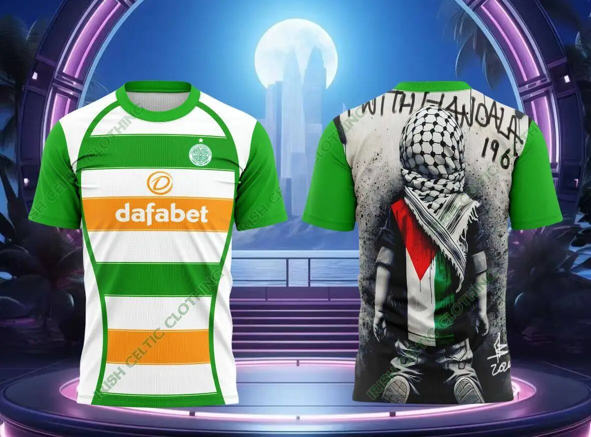 

Summer New Men's 3DT Celtic Irish Sportswear Breathable Sweat Absorbing Short Sleeve Men's Youth T-shirt GreenMultifunctionalTop