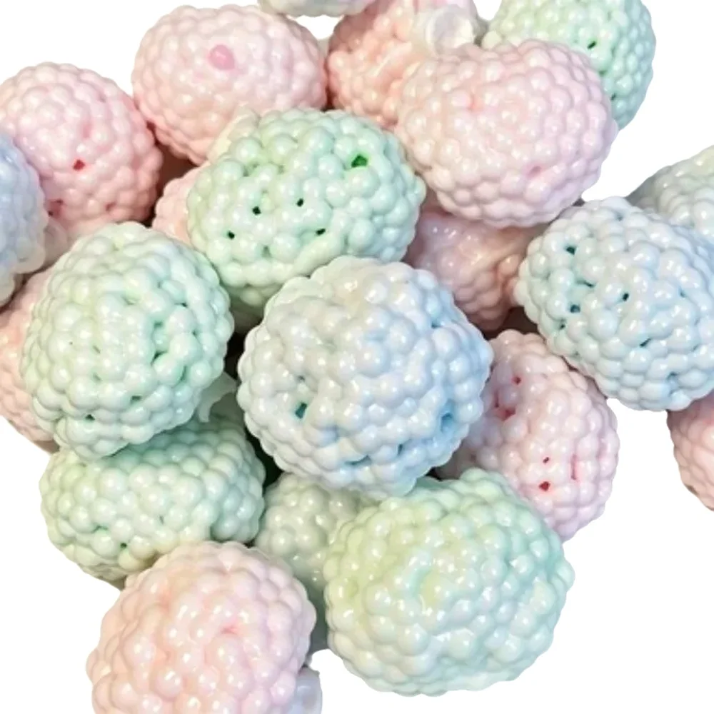 Piłeczka ASMR z koralikami, zabawka antystresowa, sensoryczna zabawka do ściskania, zabawka dekompresyjna z wolnym powrotem do kształtu dla dzieci i dorosłych, upominki na przyjęcia. — 2