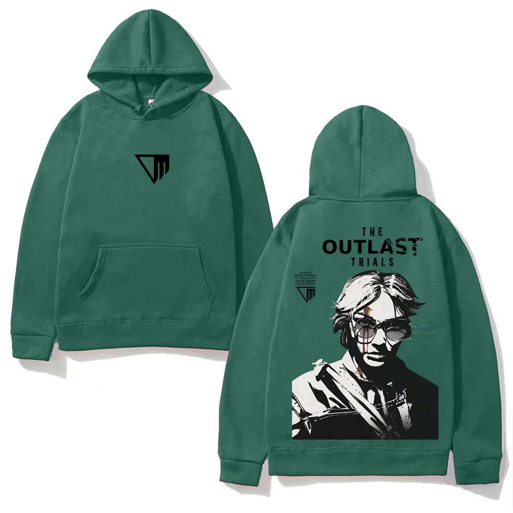 เสื้อฮู้ดเกม The Outlast Trials ลายกราฟิกใหม่ สไตล์สยองขวัญ คุณภาพสูง สำหรับฤดูใบไม้ร่วง/ฤดูหนาว มีฮู้ด