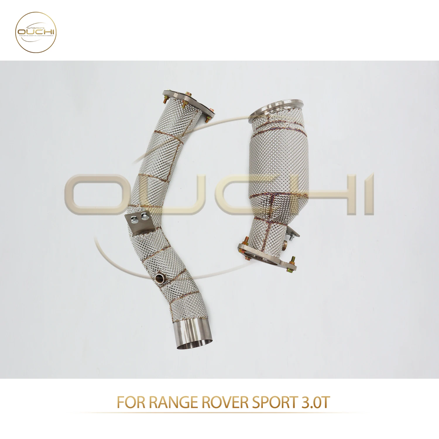 

OUCHI Factory Direct Sales Catalysis Downpipe Resonant Tube for Range Rover Sport 3.0T SS304 Exhaust Easy Install