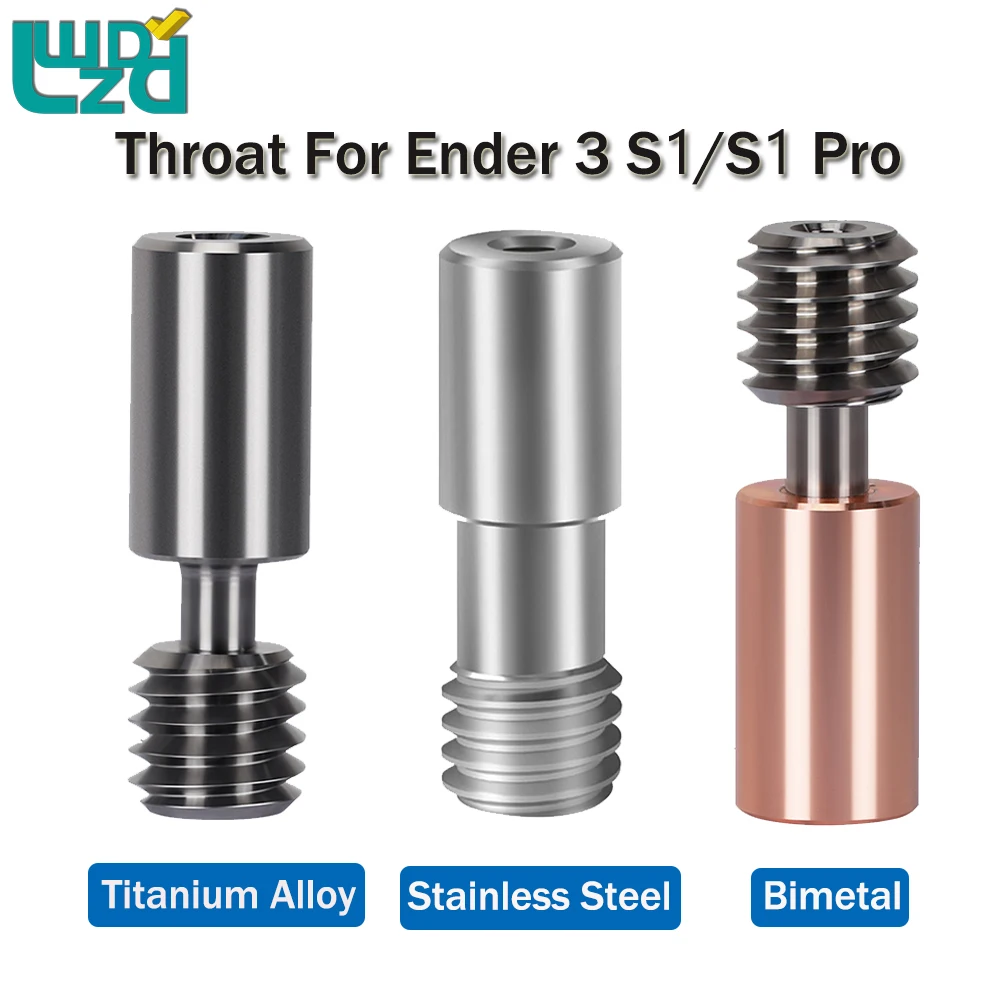 Ender-3 S1 Throat Bi-Metal Titanium Alloy Heatbreak Throat 3D Printer Parts Hotend For Ender 3 S1 Pro Ender-3 V3 SE