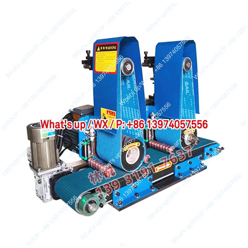 Small flat polishing machine, metal wire drawing machine, rust removal, burr removal, oxide skin grinding and sanding machine