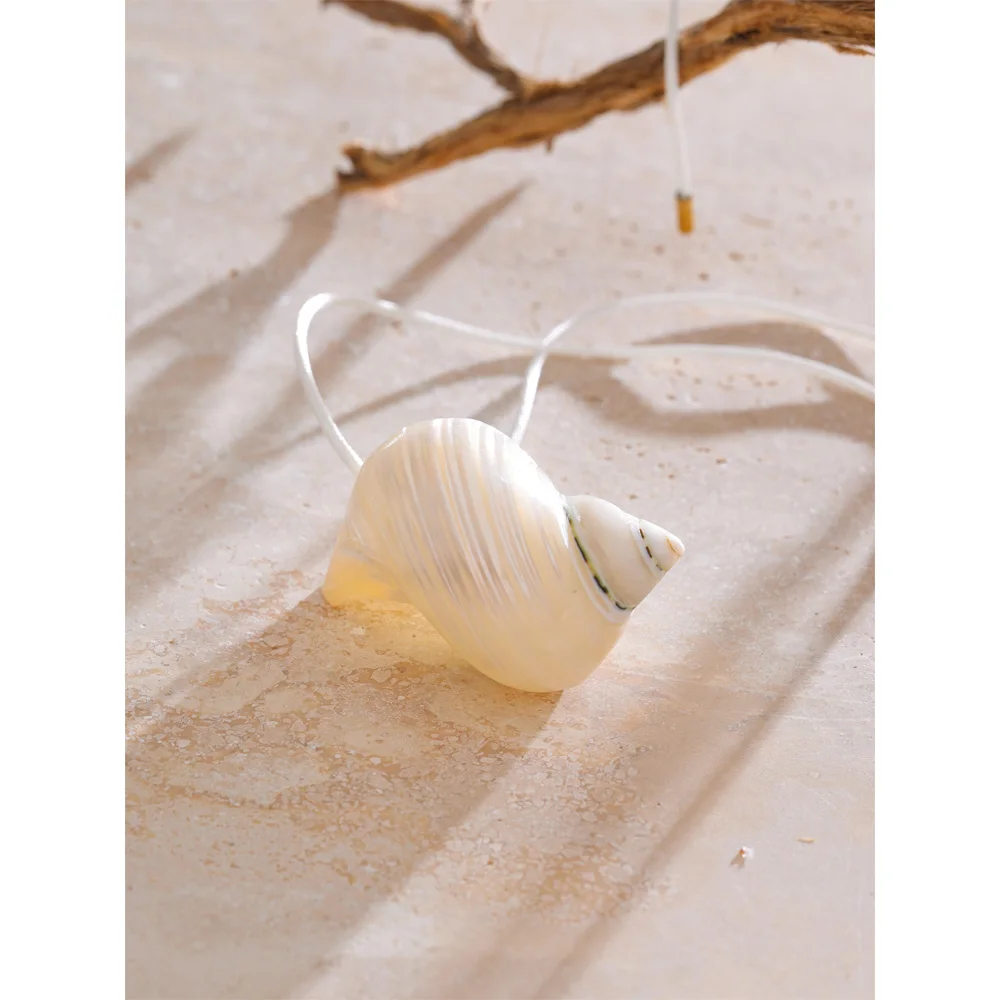 Yhpup 1Pc Shoelace White Rope Shell Charm Pendant Canvas Casual Shoes Laces DIY Wear Jewelry Accessories 2025