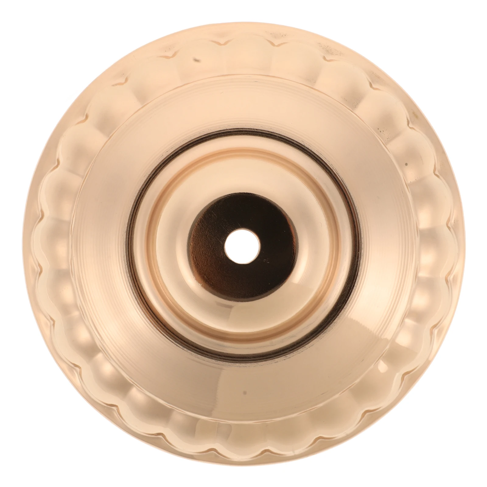 

Iron Round Table Lamp Base Metal Solid Metal Desk Lamp Holder DIY Replacement for Bedroom Office Study Room Light Round Base