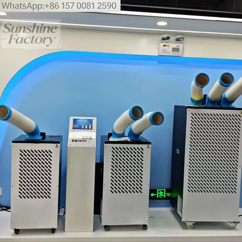 

High quality 24, 000BTU Best Portable air Cooler with Strong Wind Portable Spot Air Conditioner with 3 Outlet Pipe