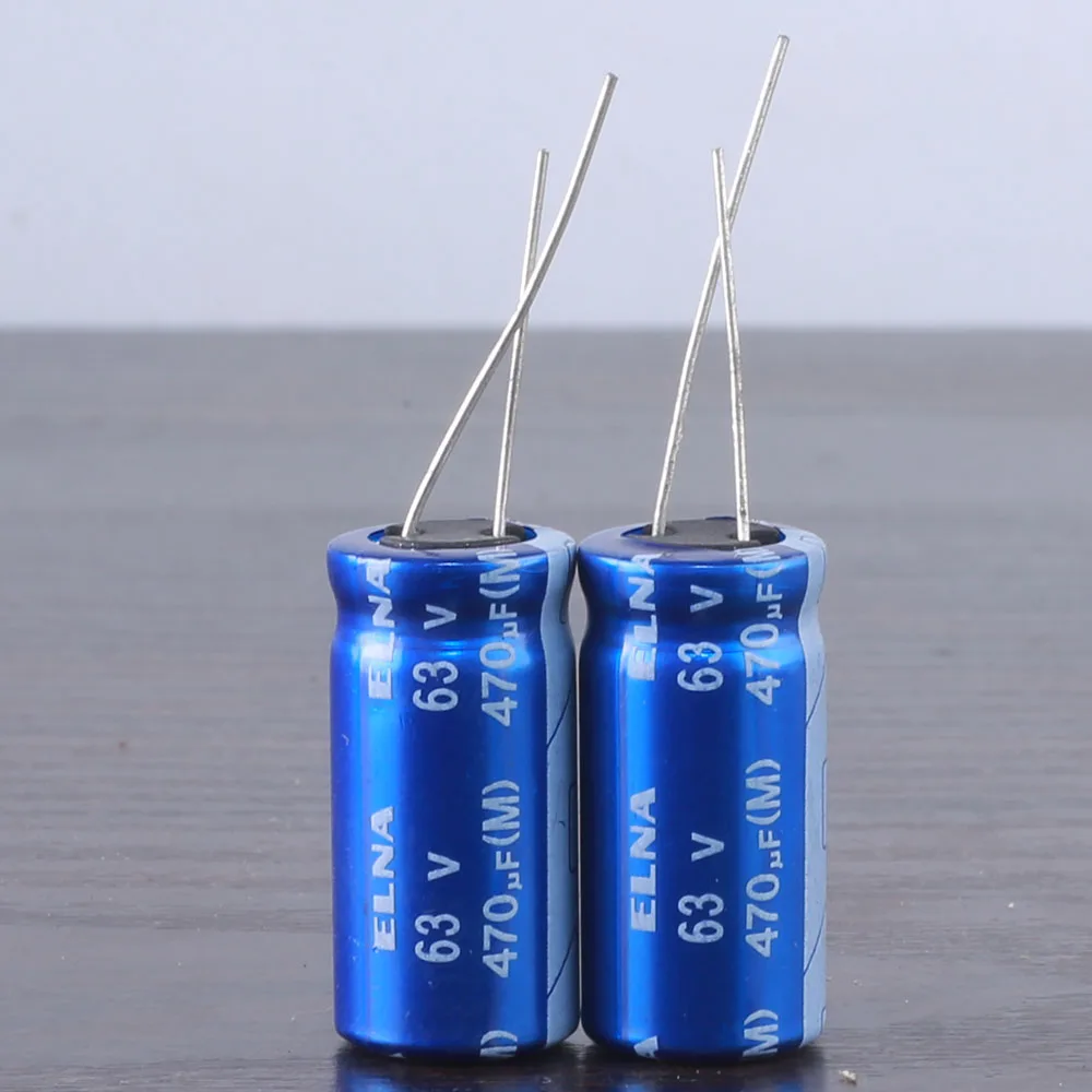 

4pcs Japan ELNA RE2 470mfd 63v 470uf 12.5x25mm electrolytic capacitor 85℃