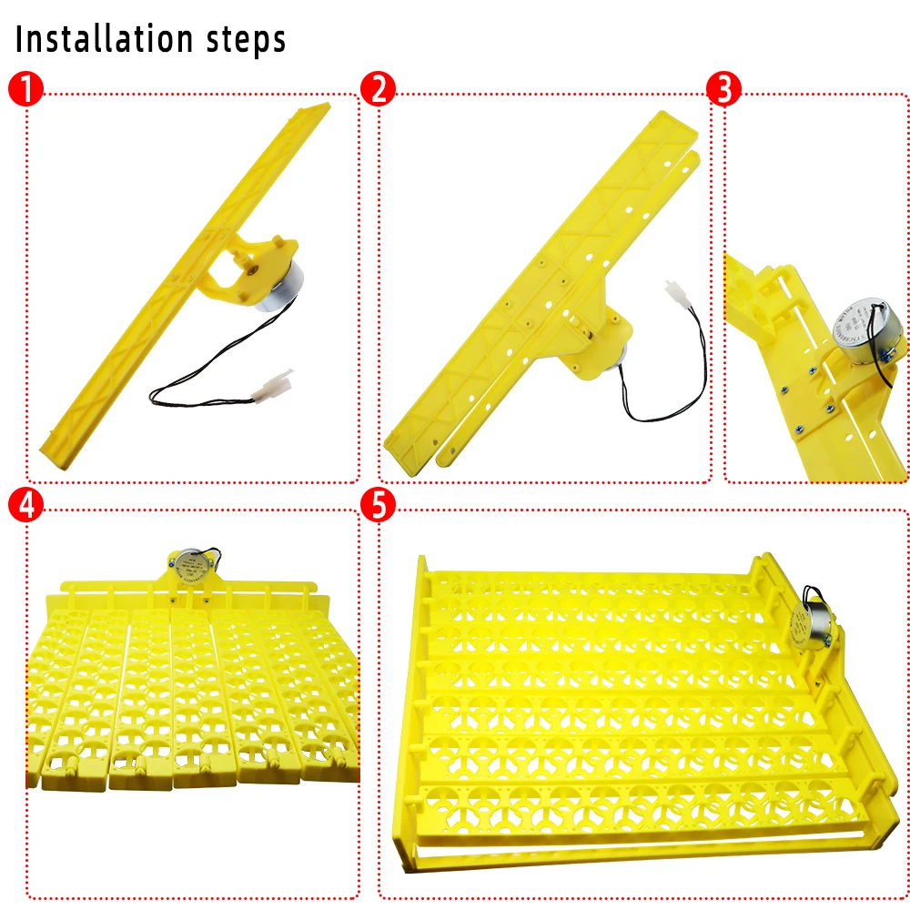 Automatic Turning Incubator Egg Tray Hollowed Breathable 154 Egg Trays Hatching Machine Bird Duck Eggs Frome Home Laboratory