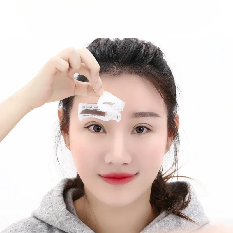 The New One-piece Eyebrow Sticker Lazy Eyebrow Card Straight Eyebrow Makeup Tool Auxiliary Set Is Simple and Convenient