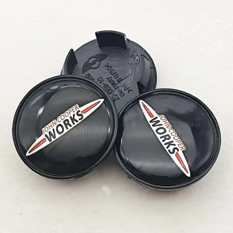4 Stück 54mm Auto-Radnabenkappen für MINI Cooper S Works JCW One R50 R52 R53 R55 R56 R57 R58 R59 R60 R61 Zubehör – Detail 3
