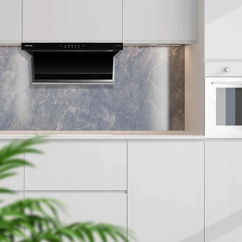 

Коммерческая настенная умная вытяжка из нержавеющей стали ODM OEM Легкая очистка дымоотвод Кухонное стекло