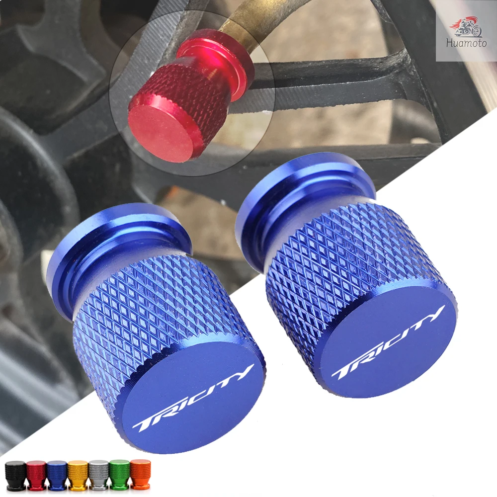 Wheel Tyre Valve Cap For Yamaha Tricity 300 Tricity300 2015-2023 2021 Tricity125 Accessories CNC Aluminum Air Port Cover Cap