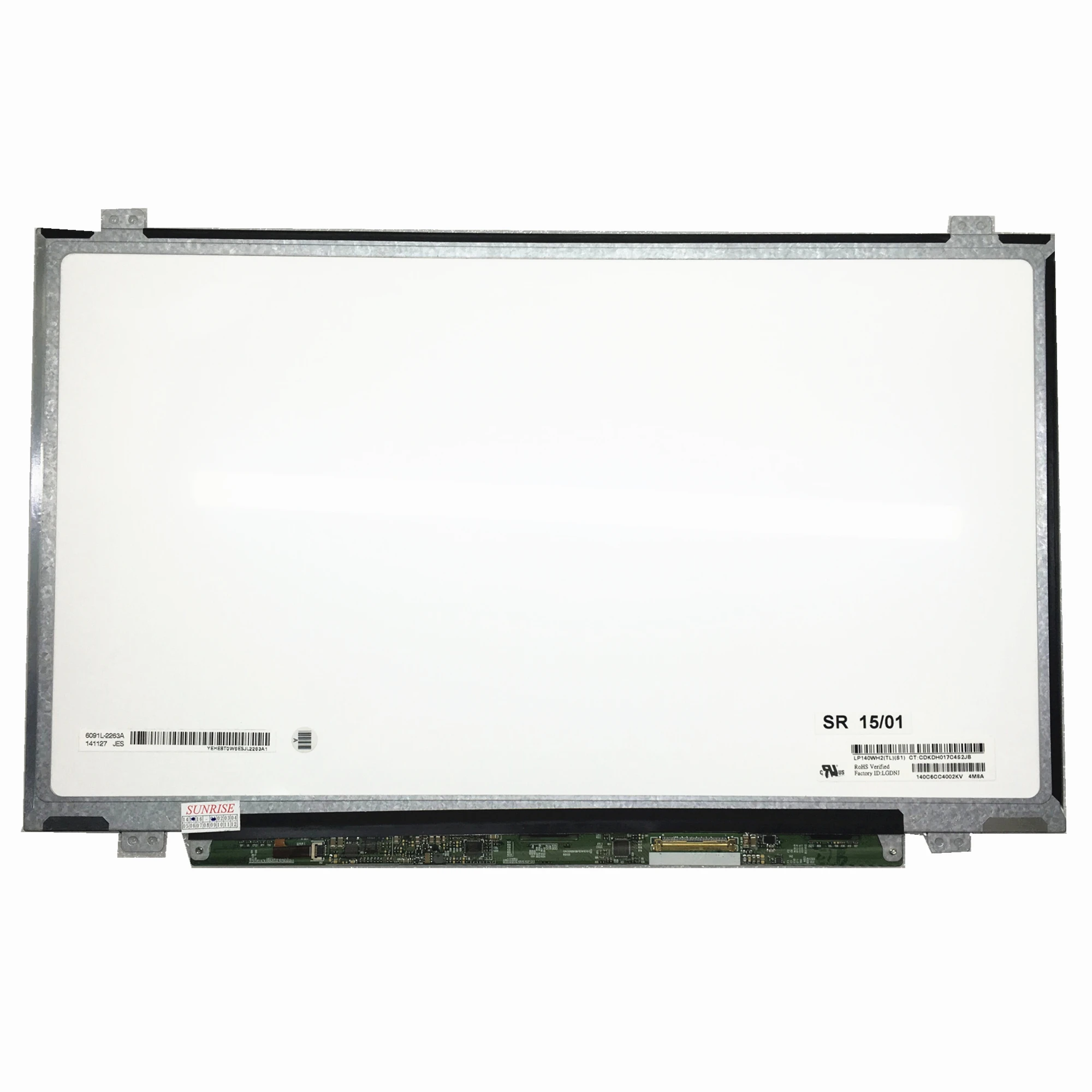 

LP140WH2-TLS1 B140XTN02 N140BGE-LB2 LTN140AT20 LTN140AT28 N140B6-L06 HB140WX1-300 B140XW03 V.0 laptop screen