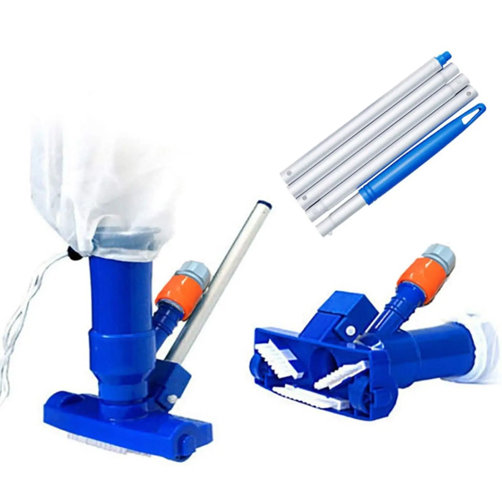 

Swim Pool Vacuum Head Cleaner Set - Suction Tool for Effective Pool Cleaning with EU Plug