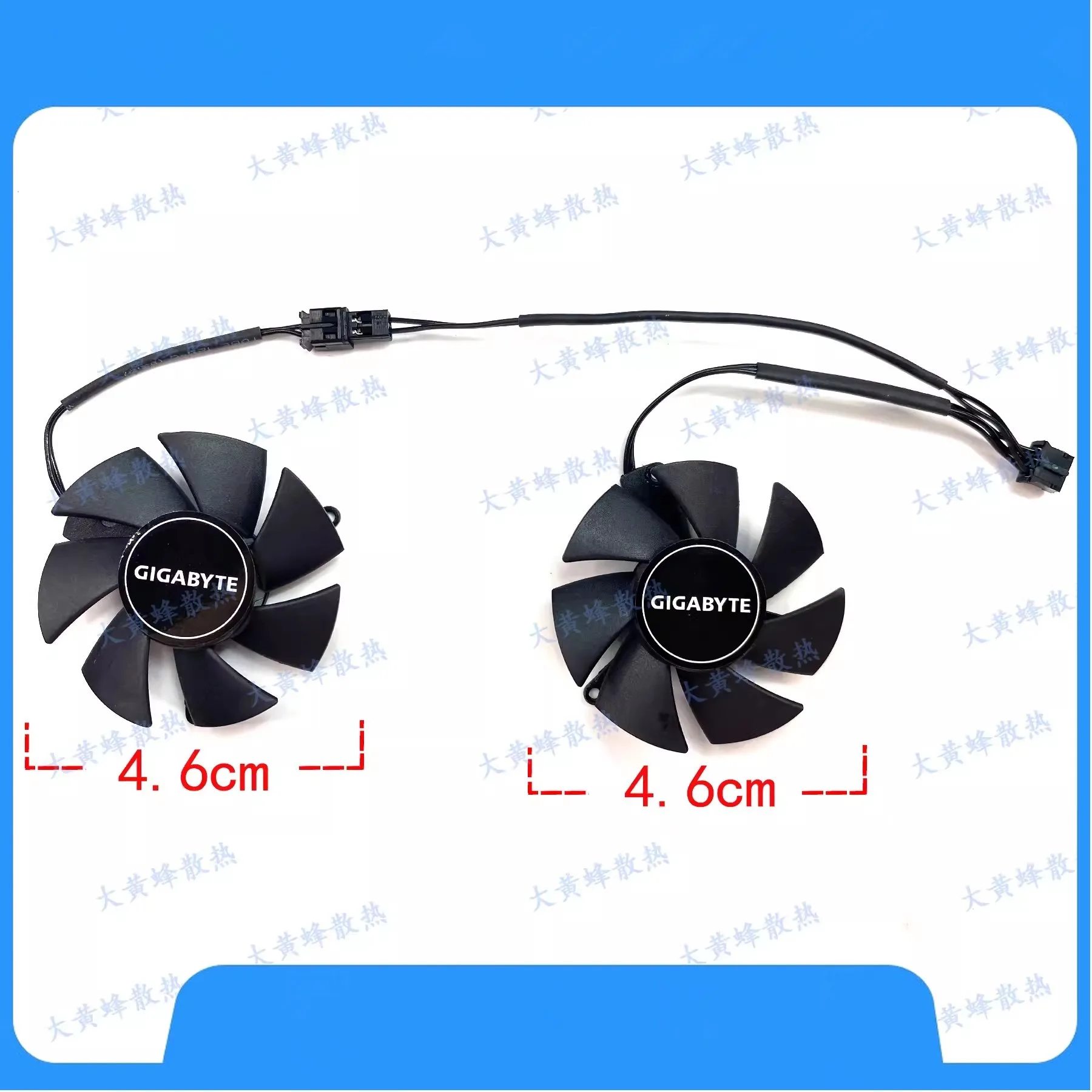 新しい GPU クーラーファン GIGABYTE GTX1650 1630 4GB グラフィックスカードファン FS1250-S2053A