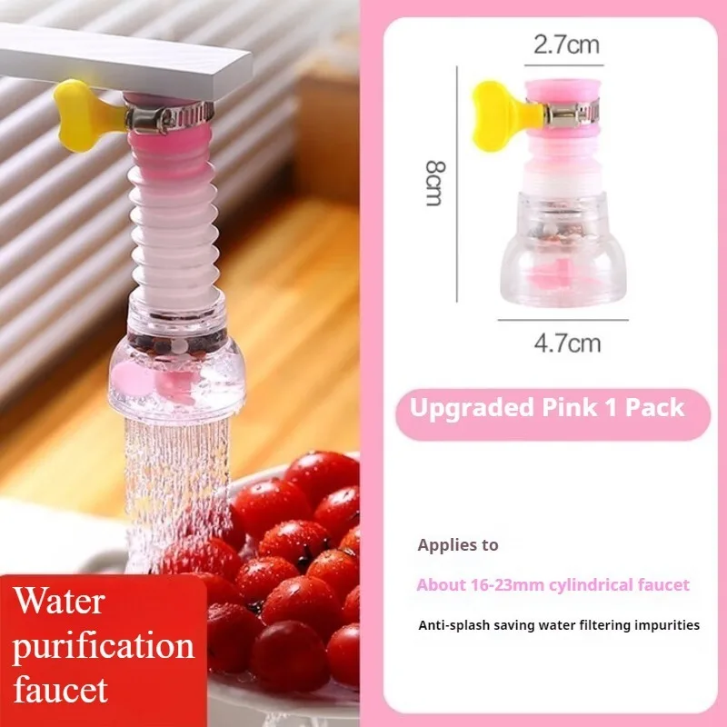 

Kitchen Anti-Splashing Faucet Can Rotate Extend The Filter Home Universal Water Faucet Multifunction Wash Basin Shower Faucet