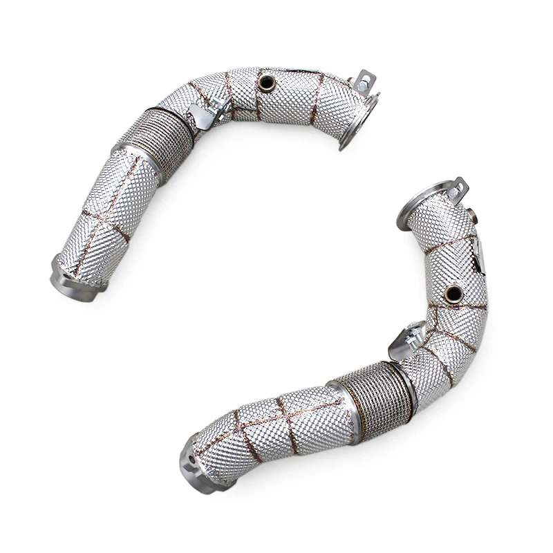 

Hot Sale Auto Free Flow Downpipe for X5M/X6M E70/E71 4.4TT 2010-2014 Stainless Steel Exhaust Pipe Sport Exhaust Header