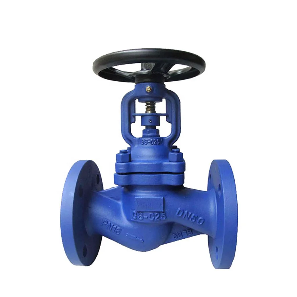 TLF DKV PN16 منفاخ ختم صمام الكرة الأرضية Wcb الكربون الصلب بيلو ختم صمام الكرة الأرضية يلقي الصلب شفة صمام التوقف