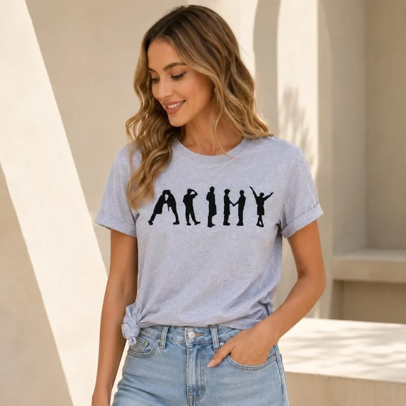 Stylisches Damen-T-Shirt aus Baumwolle mit Erdbeer-Print | Damen Retro Casual Bedrucktes T-Shirt | Rundhals-Kurzarm-Y2K-Top – Detail 2