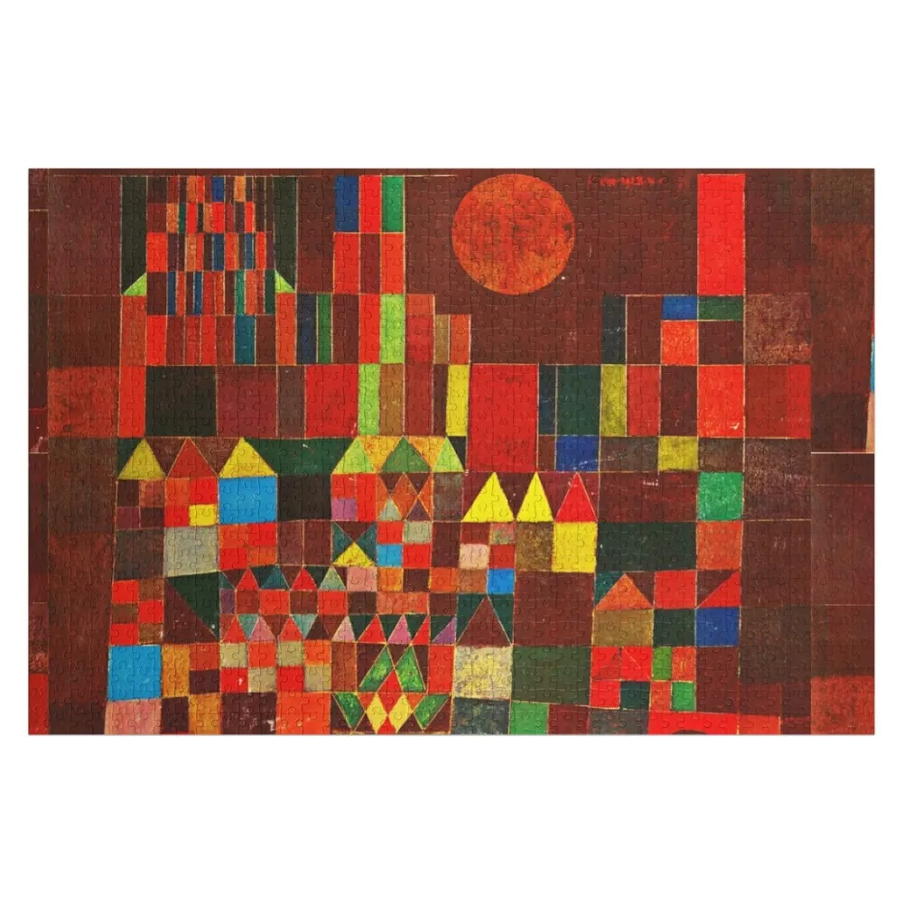 

Paul Klee - Castle and Sun Klee Color Block w/Signature Jigsaw Puzzle Custom Gifts Personalized Gift Married Puzzle