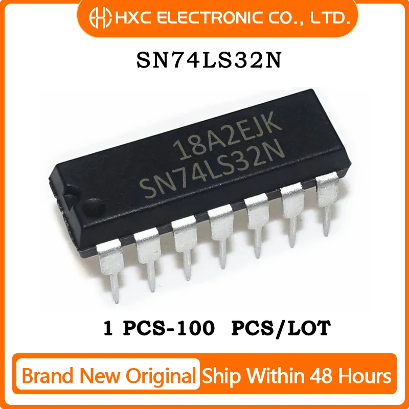 10 Stück/100 Stück sn74ls32n 74 ls32 ic Gate oder 4ch 2-inp 14dip 100% neue Original chips