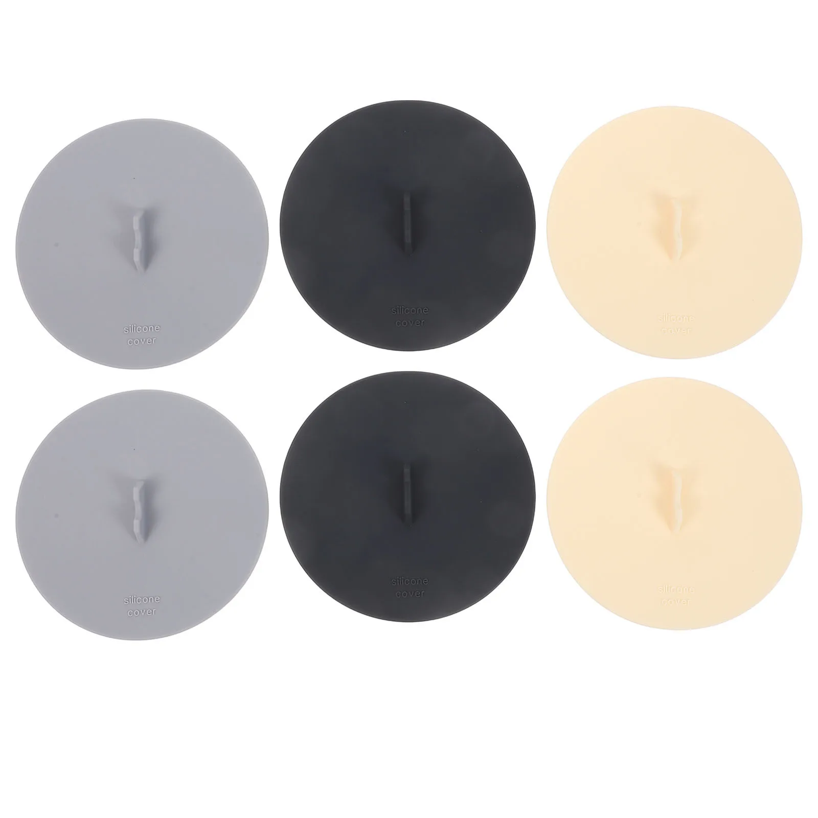 

6Pcs Silicone Cup Covers Universal Reusable Silicone Lids Airtight Seal Anti-Scald Leak-Proof Round Coffee Tea Mug Lid for Home