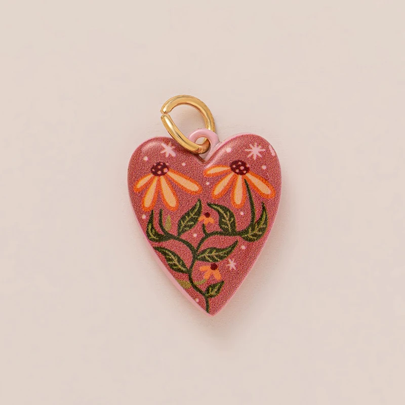 

14pcs Mix Color DIY Copper Love Butterfly Oil-drop Moon Shaped Pendant for Jewelry Making DIY Necklace Bracelet Accessories