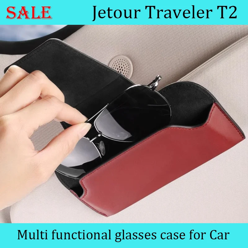 Fit for Chery Jetour Traveler T2 2023-2024 Car Multi-function Glasses Box Modified Car Interiors Storage decoration accessories