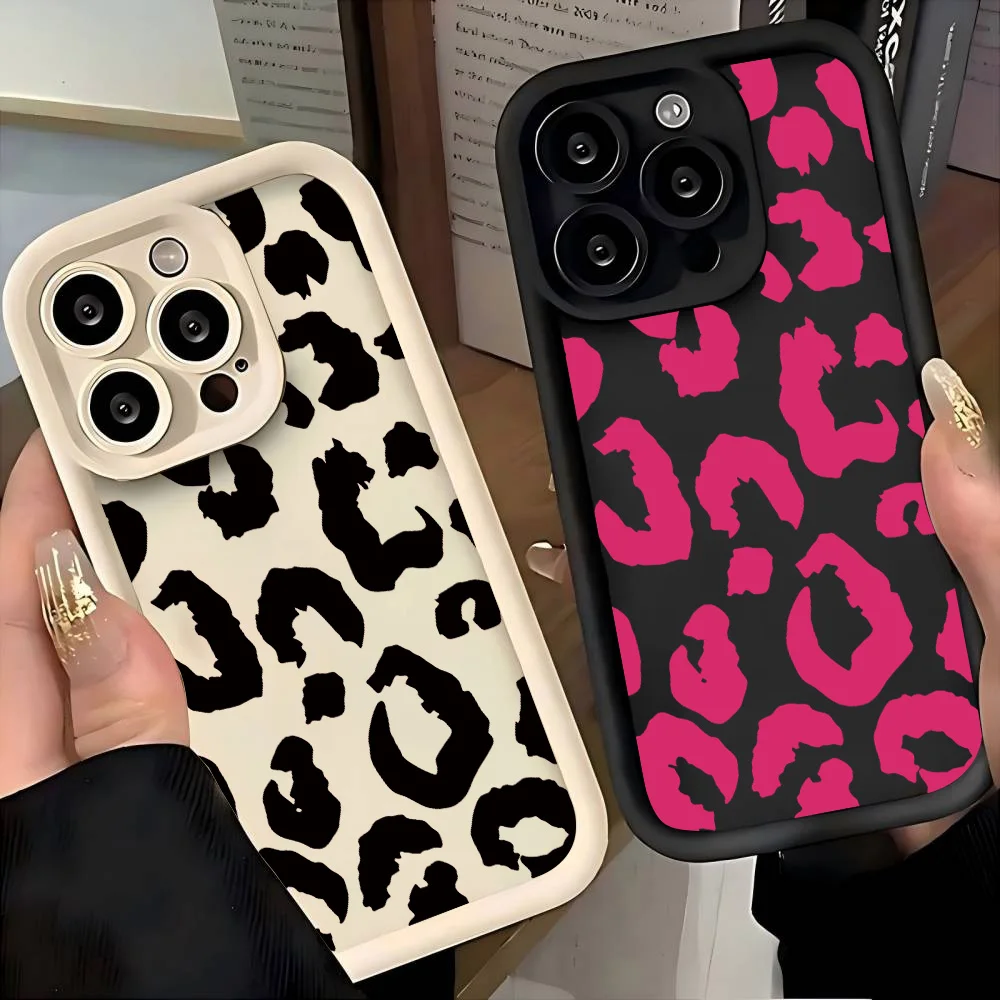 

Fashion Leopard Print Phone Case for Vivo V40 V30 V30e V29e V29 V27 V27e V25 V20 V21 X100 X90 X80 X70 S1 Pro 4G 5G Cover