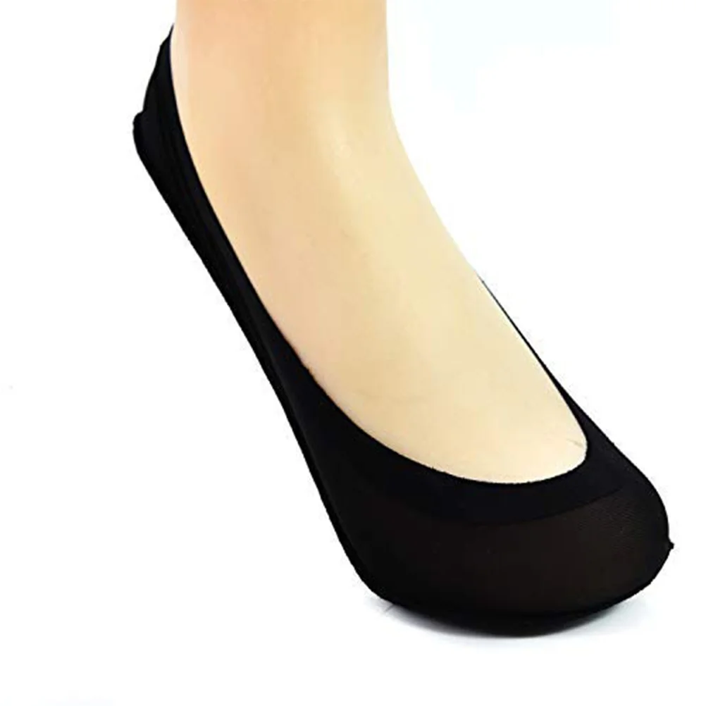 

1 Pair Low-Cut Invisible Cushion Liner Socks 3D Padded Non-Slip Boat Socks Arch Support Flat Feet Orthotic Walking Standing